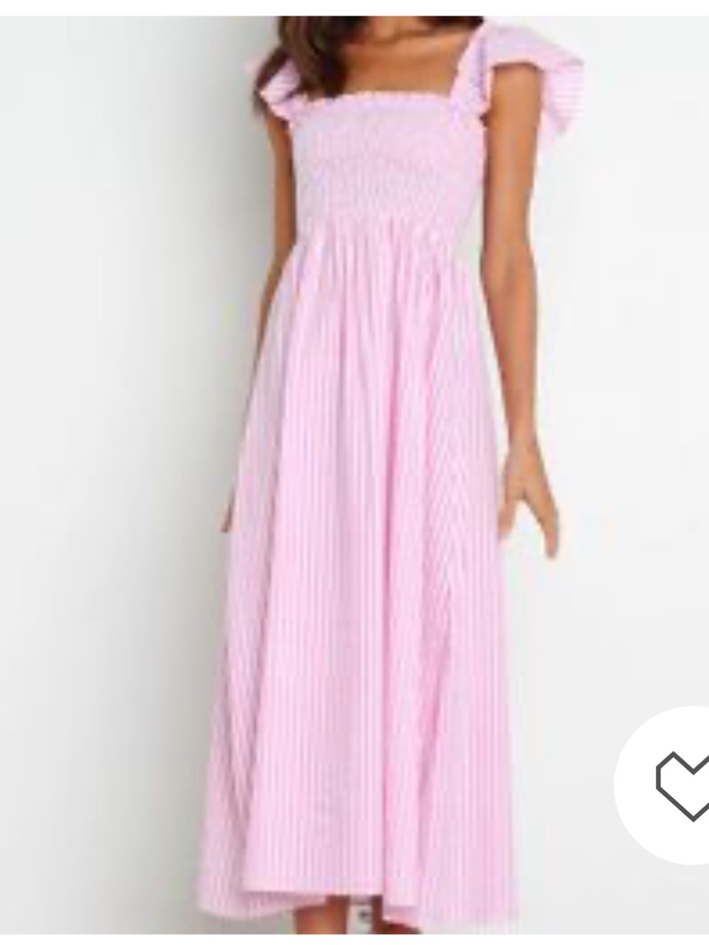 Petal & Pup Daniela Stripe Smocked Maxi Dress Size 6 - Picture 8 of 8